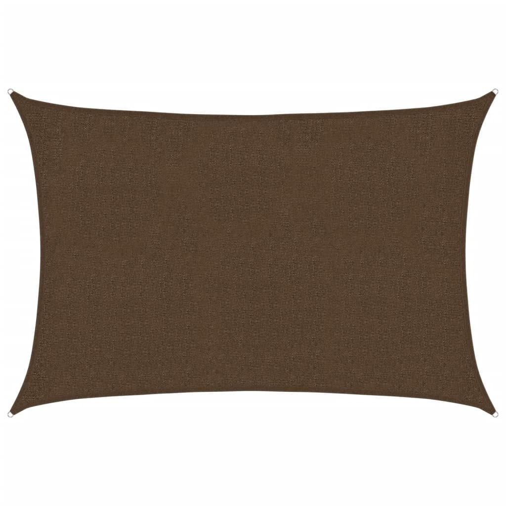 SONNENSEGEL 160 g/m² Braun 2x3 m HDPE - Braun, Textil (300/200cm) - furnicato
