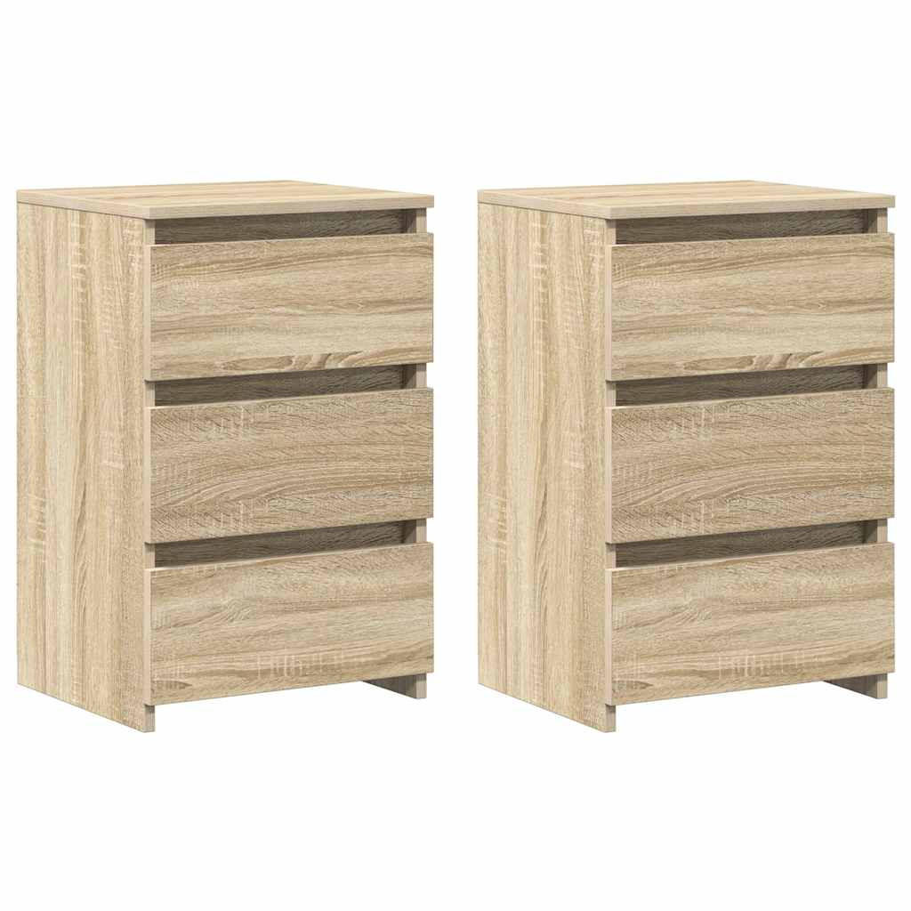 vidaXL Nachttisch Sonoma Eiche 40x62.5x35 cm