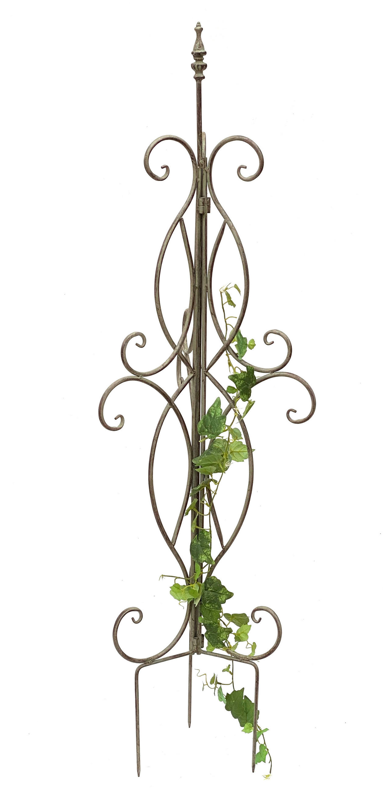 RANKHILFE Metall Braun 125 cm 93998 - Braun, Metall (45/125/1.5cm) - DanDiBo