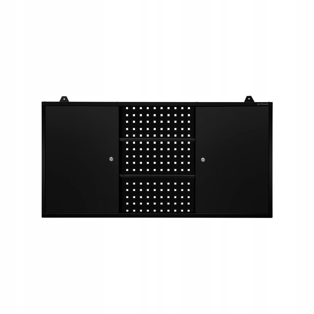 WERKZEUGSCHRANK BEN - Schwarz, Metall (120/60/20cm) - Jan Nowak