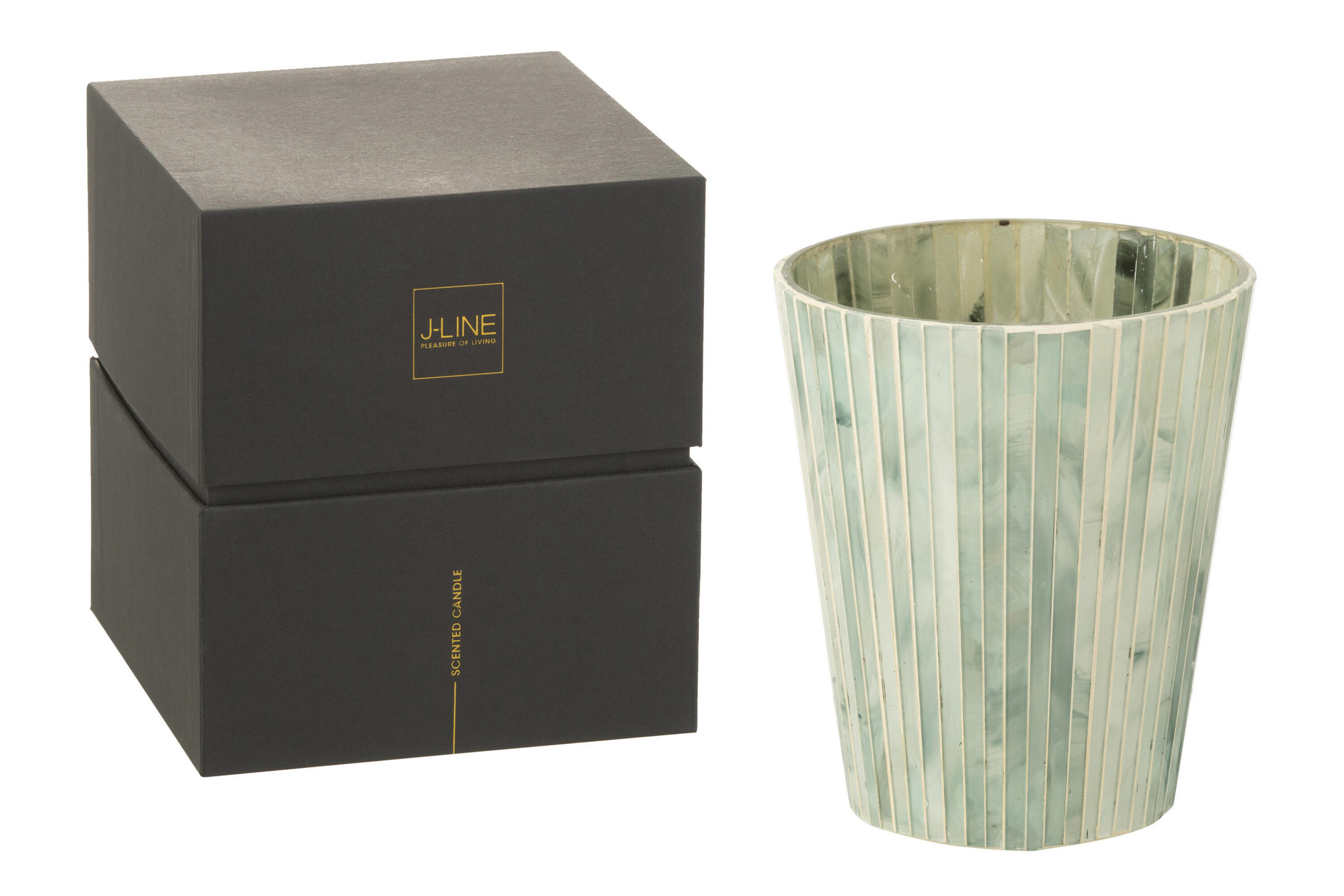 DUFTKERZE NOA - Blau - L - 75 Std. - Blau, Paraffin (15.5/18.5cm) - J-Line