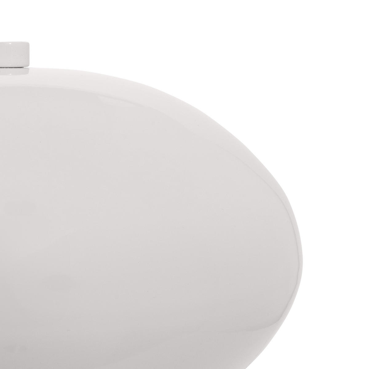 TISCHLAMPE Pilz Savio H. 38 cm - Beige, Metall (22/22/38cm) - Atmosphera Createur d´interieur