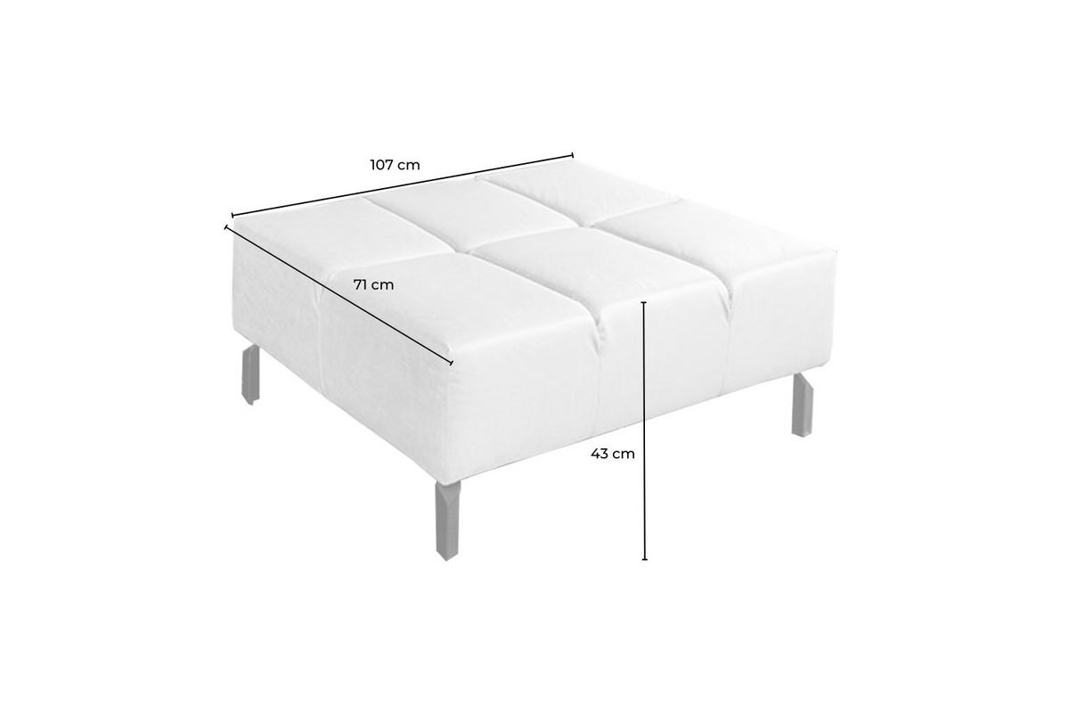 ECKSOFA NELSON Hellgrau Leder Relaxfunktion - Hellgrau/Schwarz, Leder/Metall (321/216cm) - KAWOLA