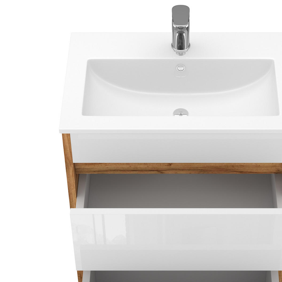 Honigeiche, Holzwerkstoff (59.6/81.9/40cm) - Vicco