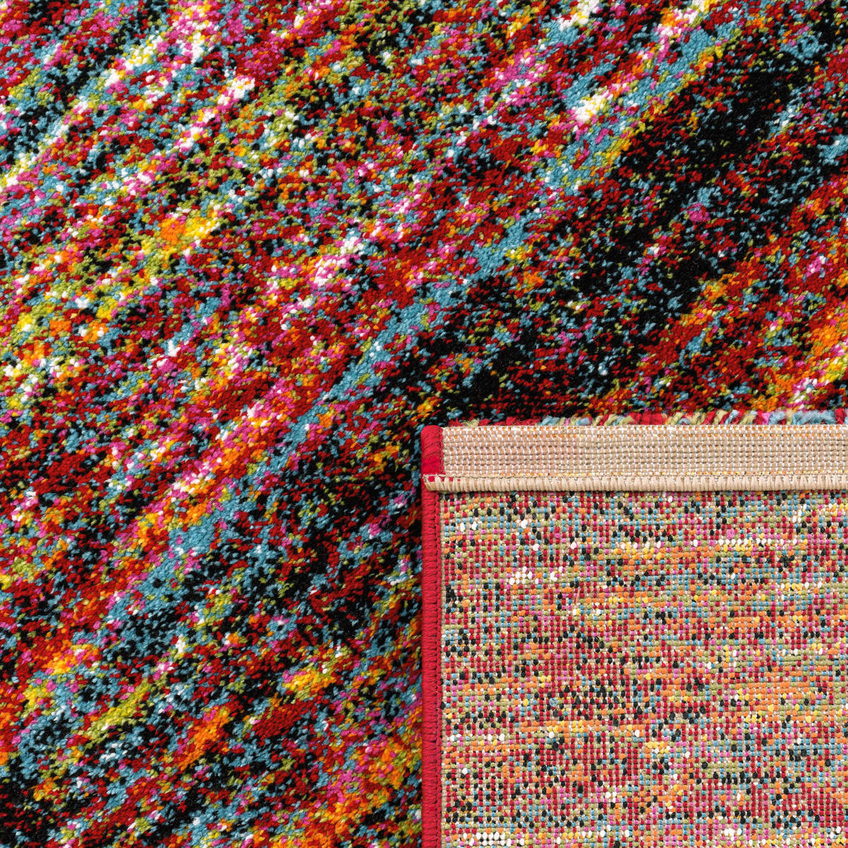 KURZFLORTEPPICH, meliert, Mehrfarbig, 160 x 230 cm - Multicolor, Textil (230/160cm) - KADIMA DESIGN