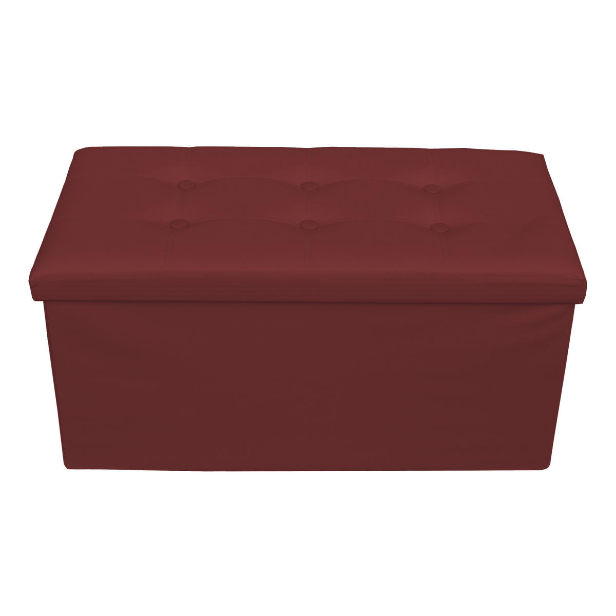 FUSSHOCKER Bordeaux 38/76/38 cm - Bordeaux, Textil (38/38/76cm) - Mobili Rebecca