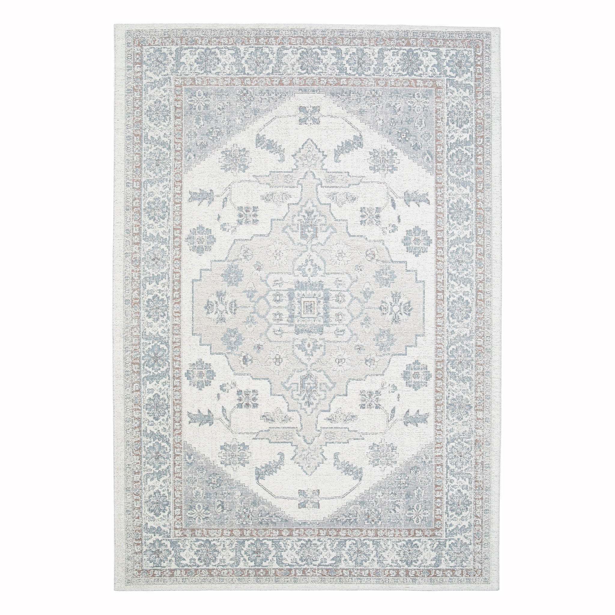 TEPPICH aus recycelten Fasern im Designstil blau - Blau, Textil (160/230cm) - AFK Living