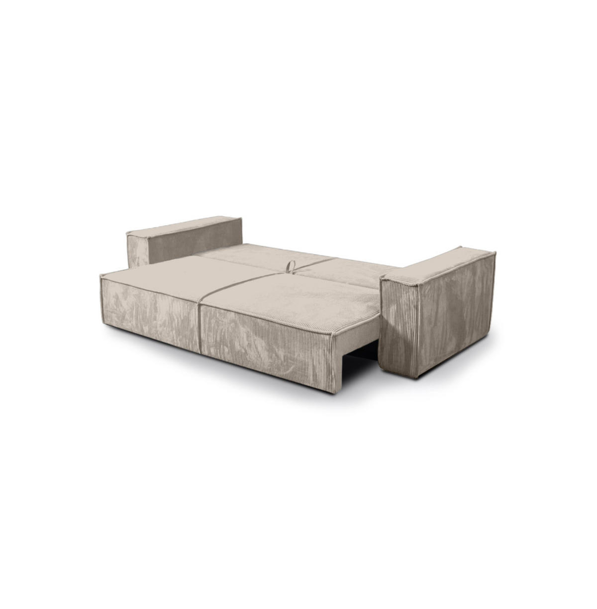 SCHLAFSOFA Sekwana Beige (Poso 2) - Beige, Textil (255/85/105cm) - Fedve