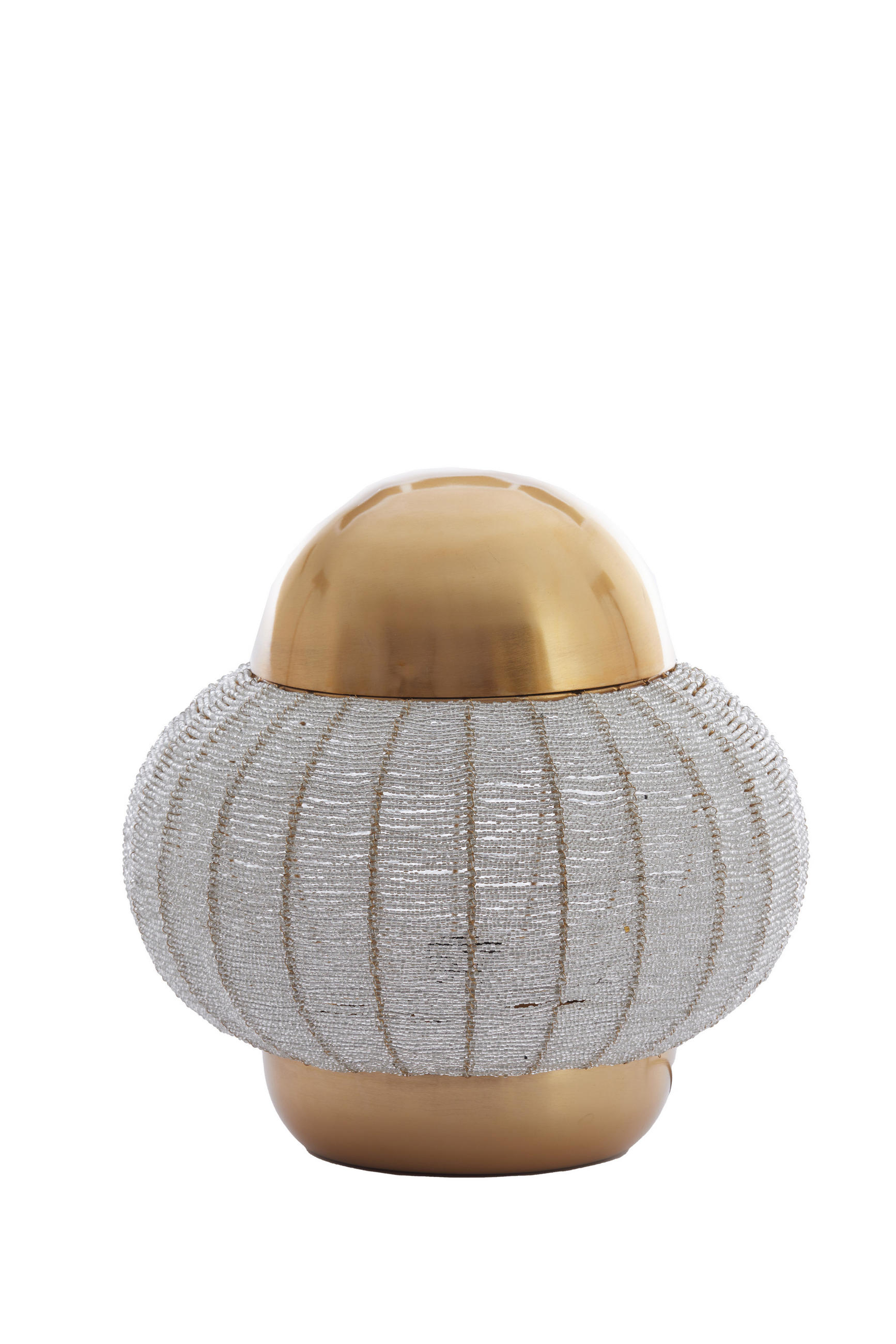 TISCHLAMPE Cetara Silber Ø32/33 cm - Silberfarben, Metall (32/32/33cm) - Light & Living