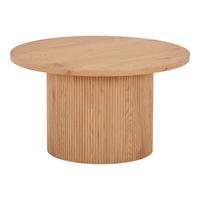 COUCHTISCH Boavista MDF, Dekorpapier Natur - Naturfarben, Holz (80/80/45cm) - tinkaro