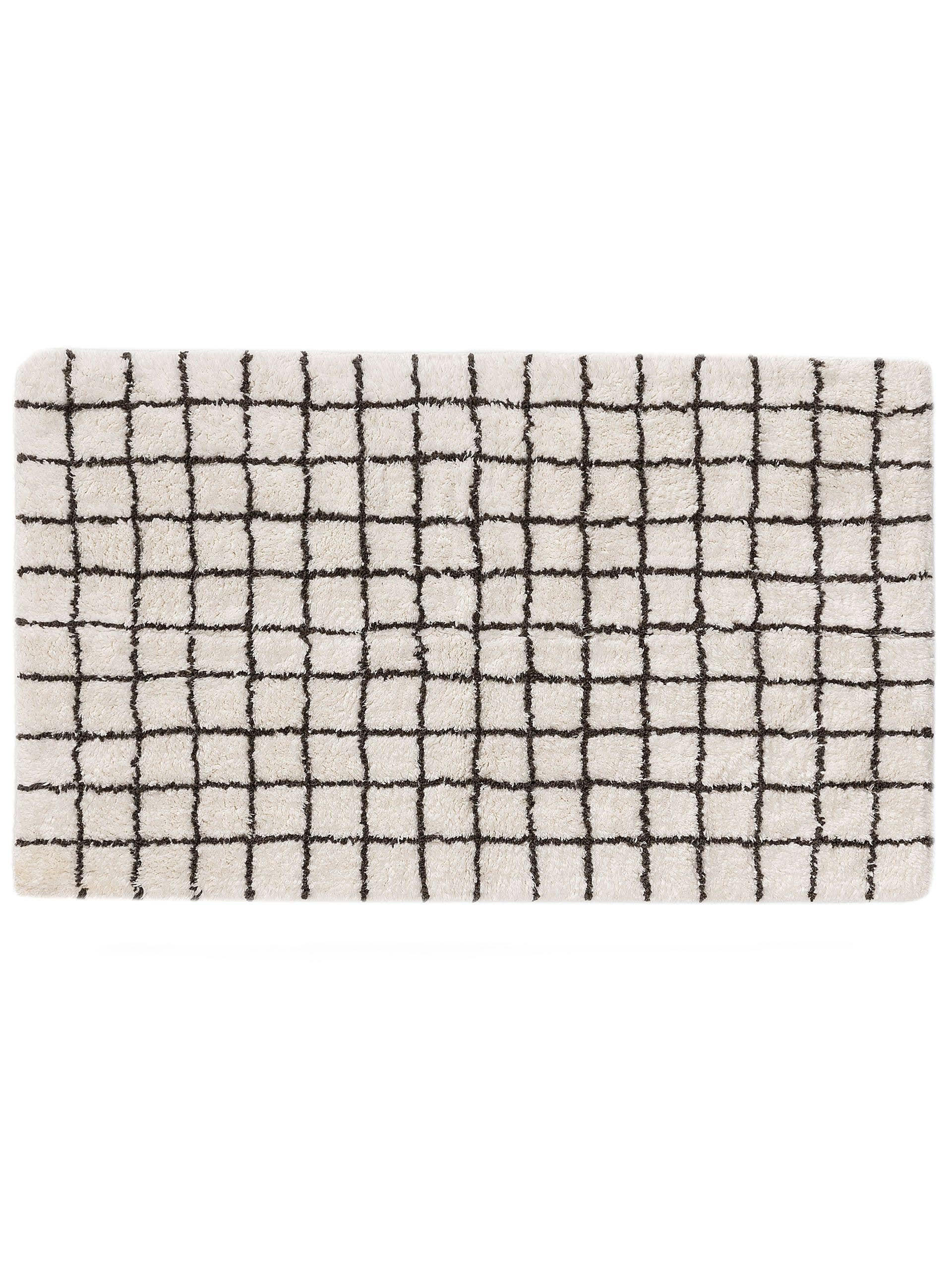 BADEMATTE Wavu Weiß 60x100 cm - Weiß, Textil (60/100cm) - benuta Nest