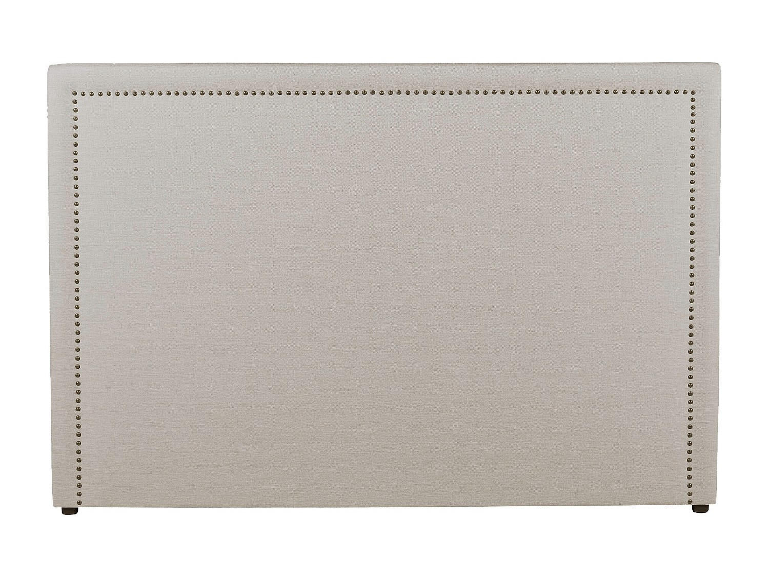 BETTKOPFTEIL - 2 Personen - stoff - beige Alvise - Beige, Textil (190/115/7cm) - Vente-Unique