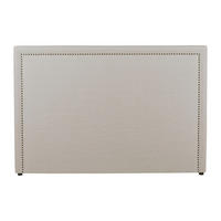 BETTKOPFTEIL - 2 Personen - stoff - beige Alvise - Beige, Textil (190/115/7cm) - Vente-Unique