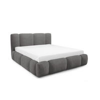 POLSTERBETT BLANCO mit Bettkasten, Bett 120x200, Doppelbett mit Stauraum und Lattenrost, ohne Matratze, Schlafzimmer - Grau - Grau, Holz/Textil (120/200cm) - Furnistar