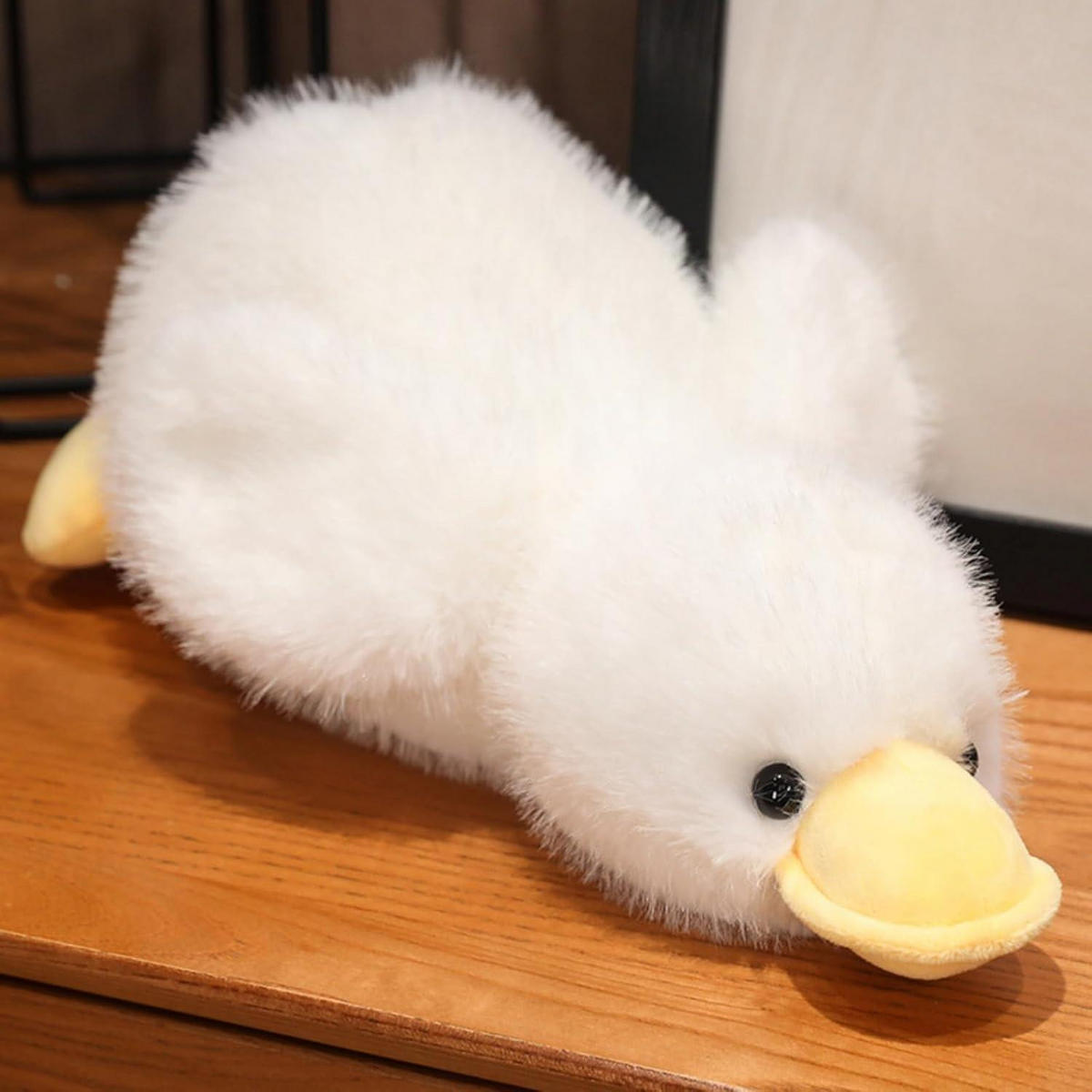 KUSCHELTIER Ente 30 cm Weiß - Weiß, Textil (5/15cm)