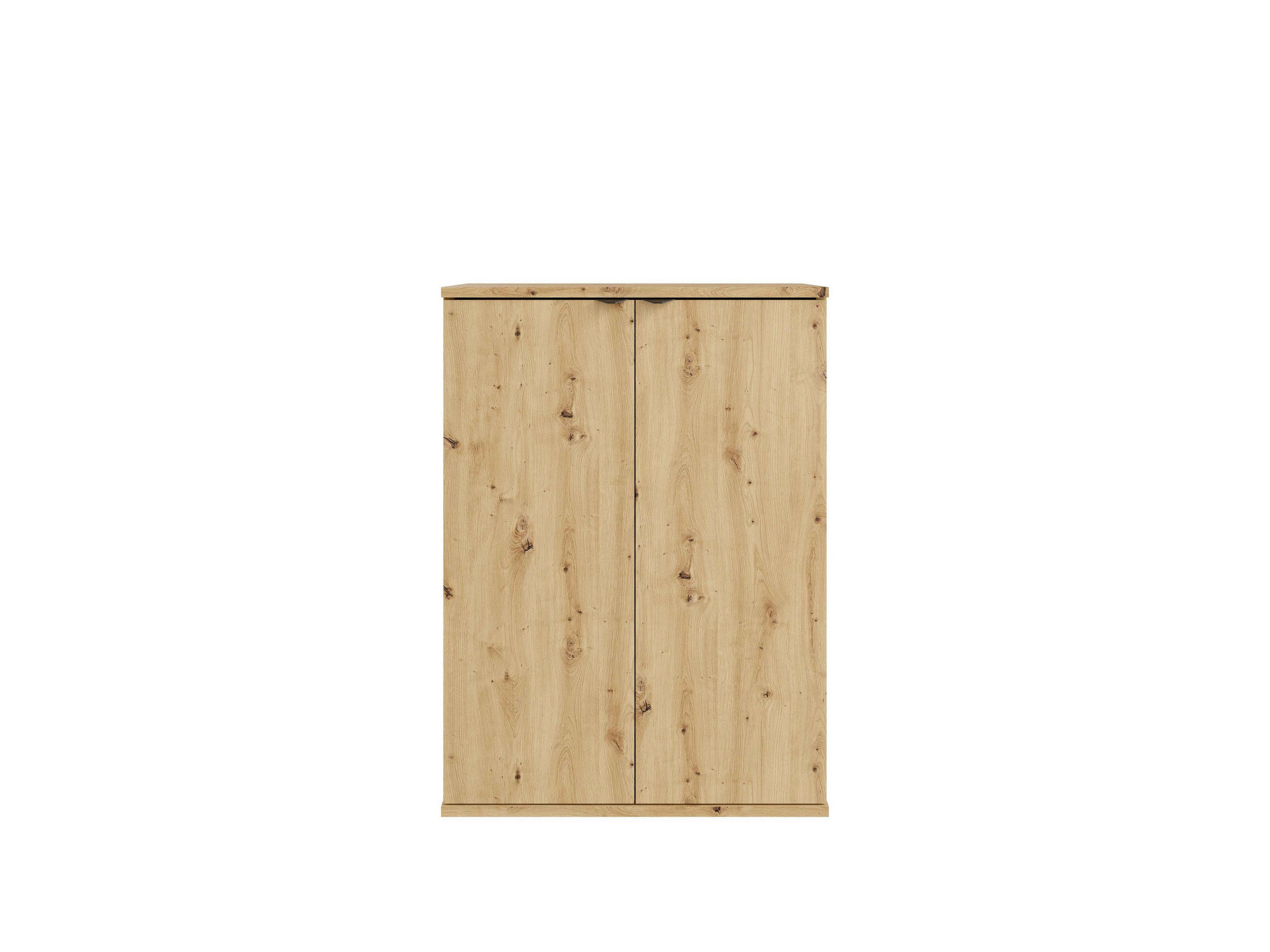 KOMMODE METRIX 60/82,5/35cm mit Schubladen 2 Türen Eiche Artisan - Eiche Artisan, Holzwerkstoff (60/82.5/35cm) - MASSENO