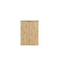 KOMMODE METRIX 60/82,5/35cm mit Schubladen 2 Türen Eiche Artisan - Eiche Artisan, Holzwerkstoff (60/82.5/35cm) - MASSENO