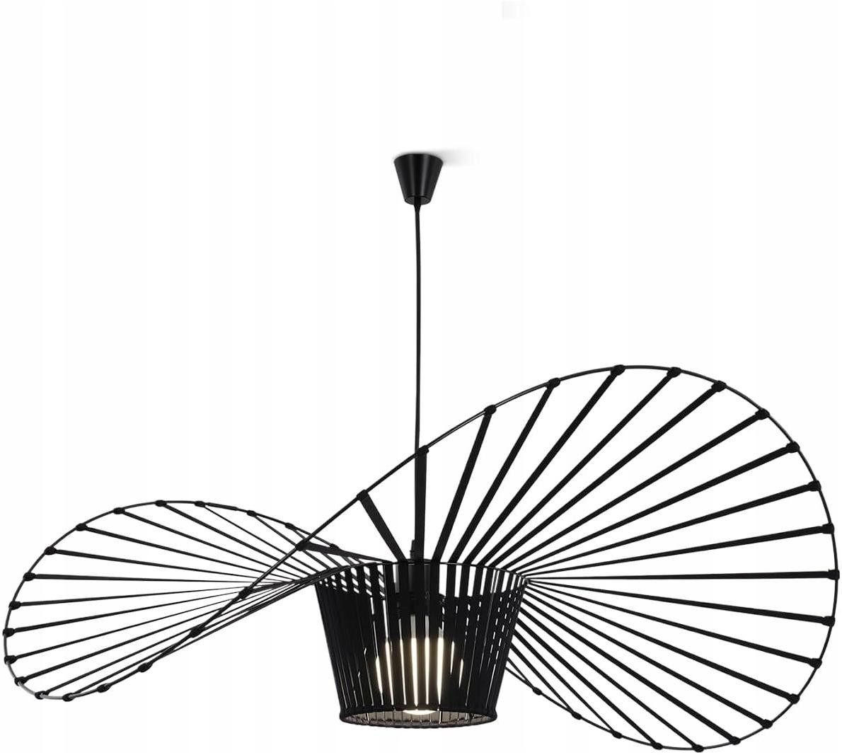 ZMH Hängeleuchte Schwarz 80x150x80 cm