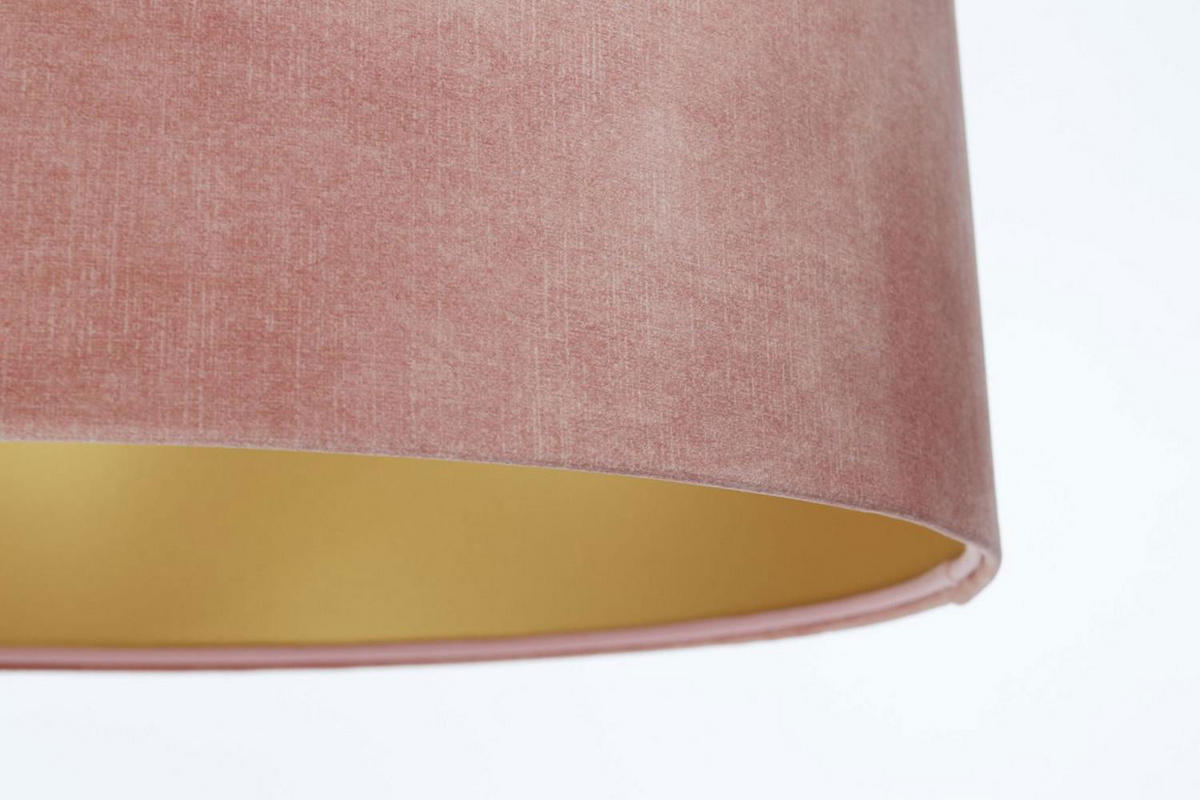 HÄNGELEUCHTE Gold 50/25 cm - Pink/Goldfarben, Kunststoff (50/0.6/25cm) - ONZENO