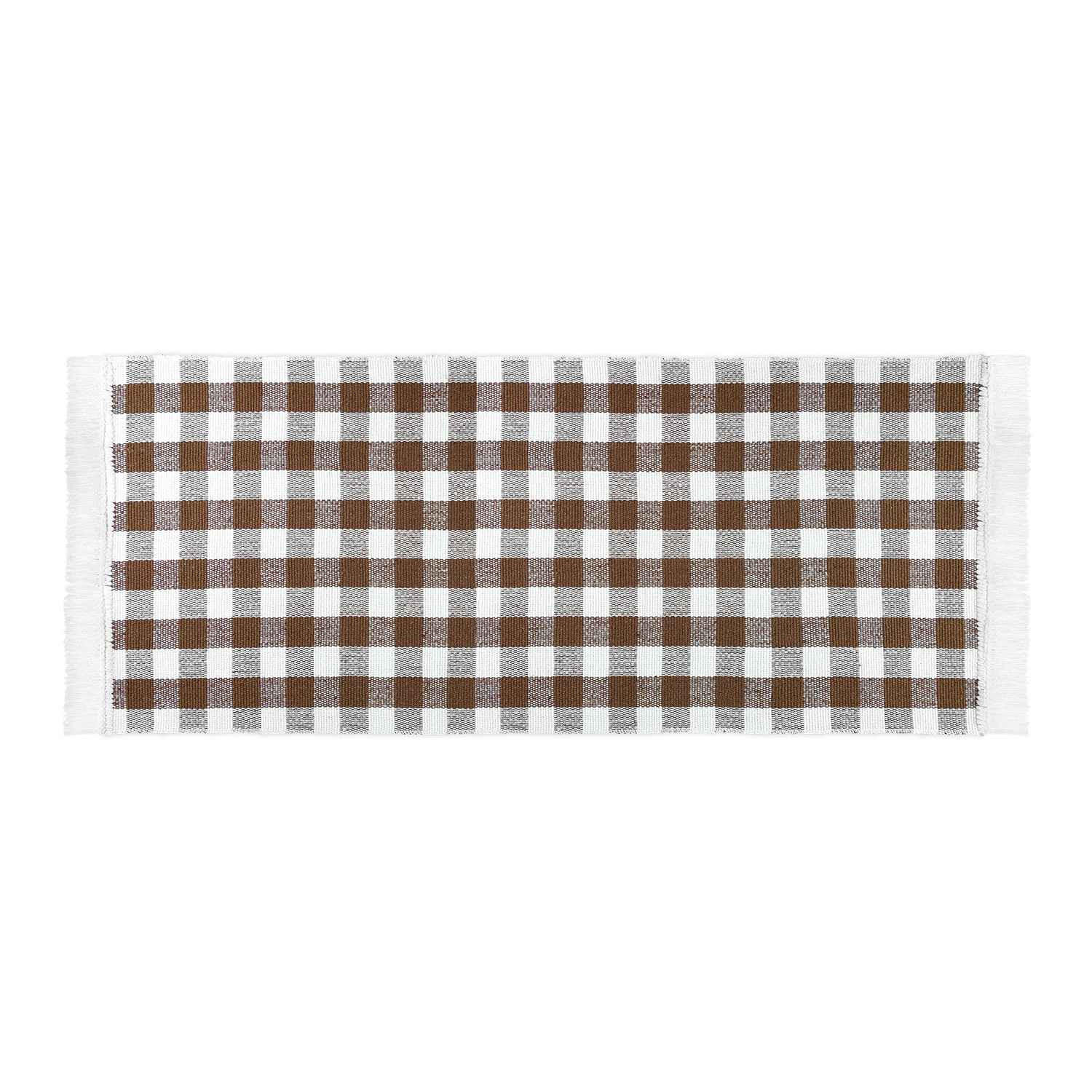 WohnDirect Küchenteppich Braun 50x135 cm