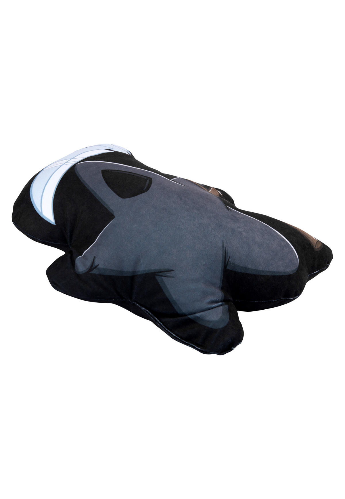 ZIERKISSEN Tod aber lustig Schwarz 37 x 32 cm - Schwarz, Textil (32/37cm) - United Labels