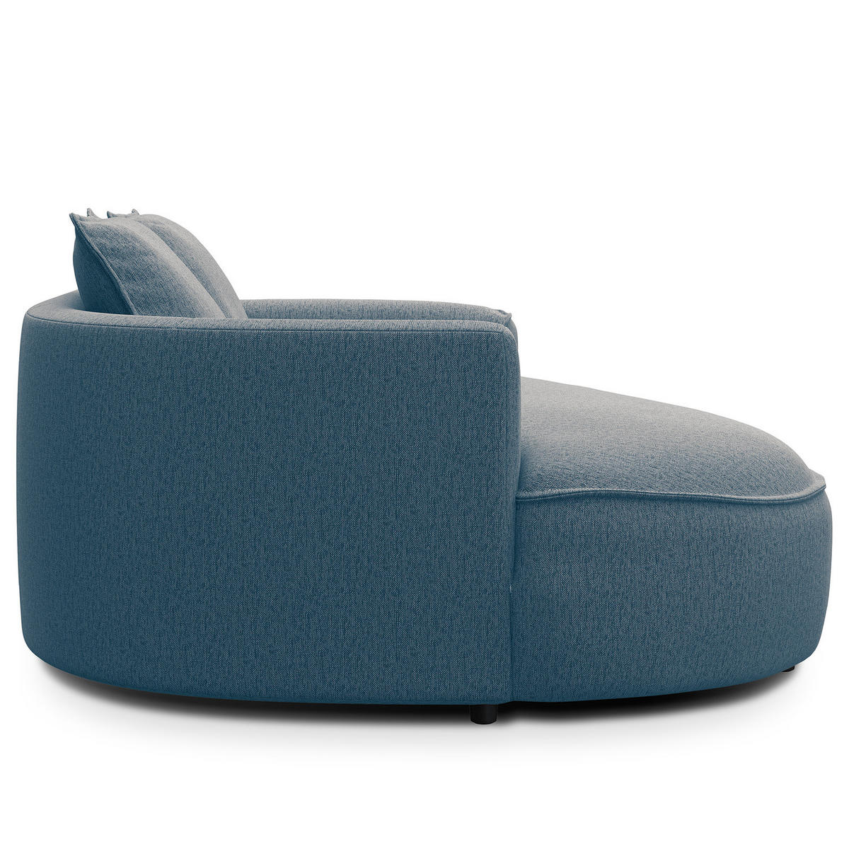 2,5-SITZER SOFA - Blau, Textil (217/82/156cm) - home24