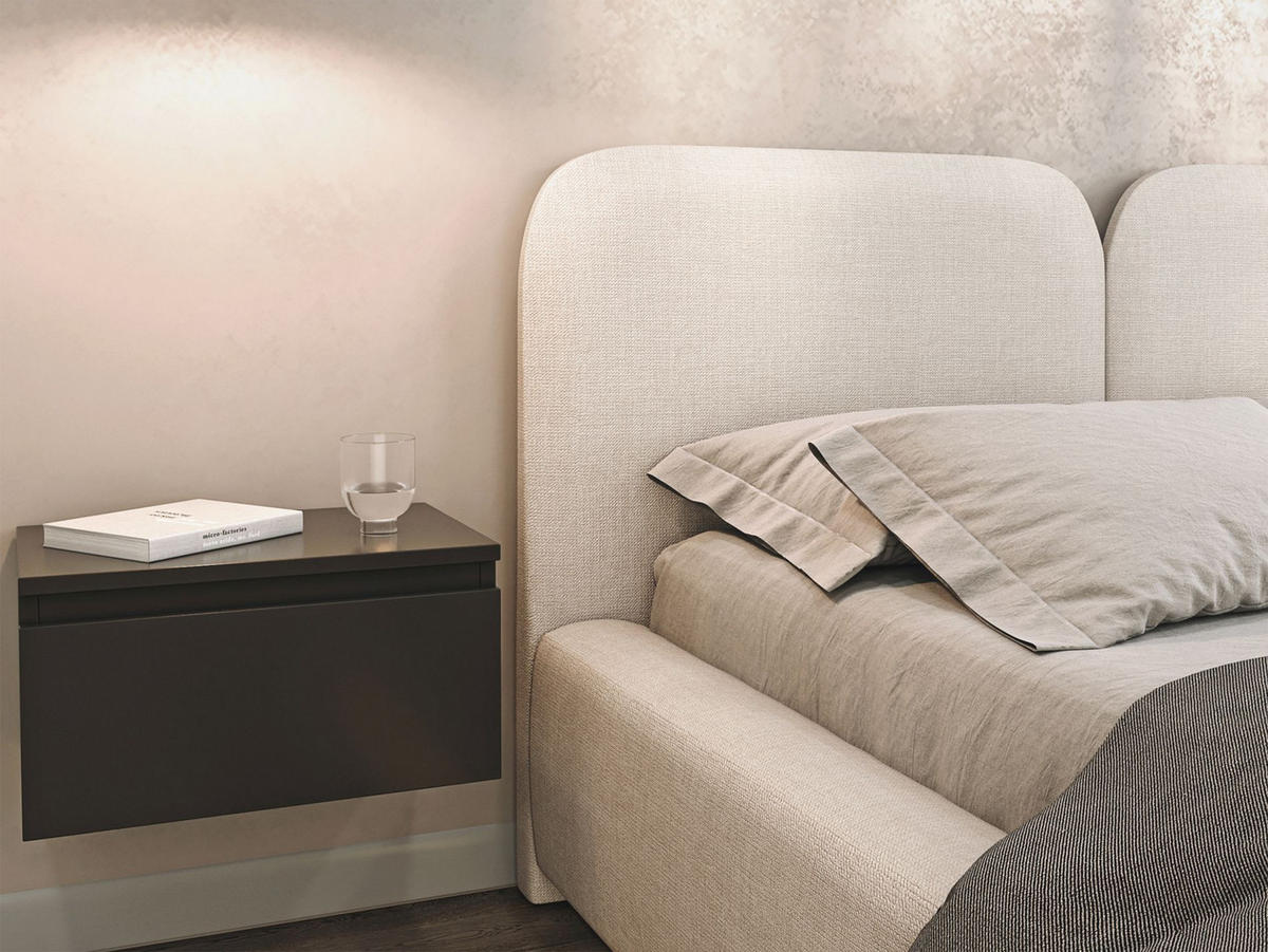 POLSTERBETT Comoves 160x200 Creme mit Chenillebezug - Creme, Textil (160/200cm) - Selsey