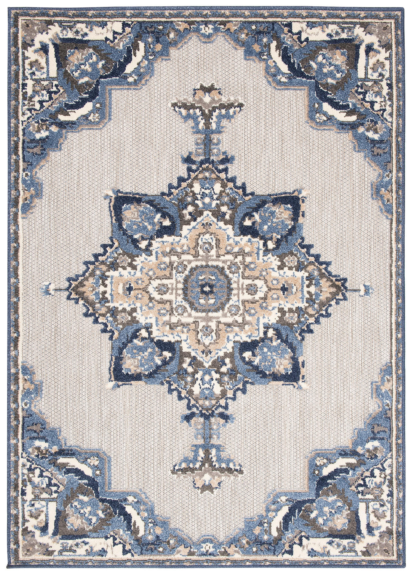 TEPPICH PATIO Grau 140/200 cm - Grau, Kunststoff (140/200cm) - Tapiso