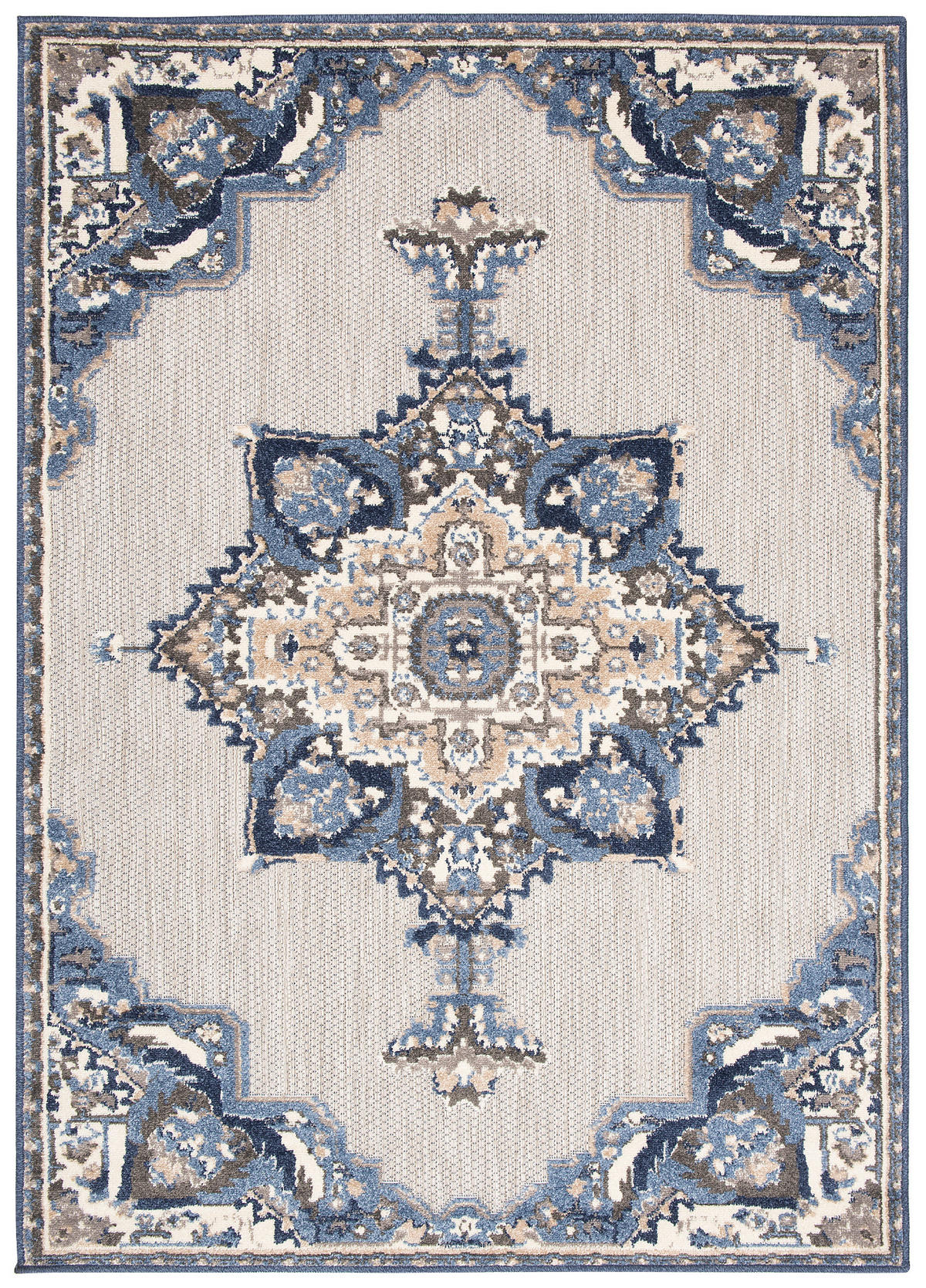 TEPPICH PATIO Grau 140/200 cm - Grau, Kunststoff (140/200cm) - Tapiso