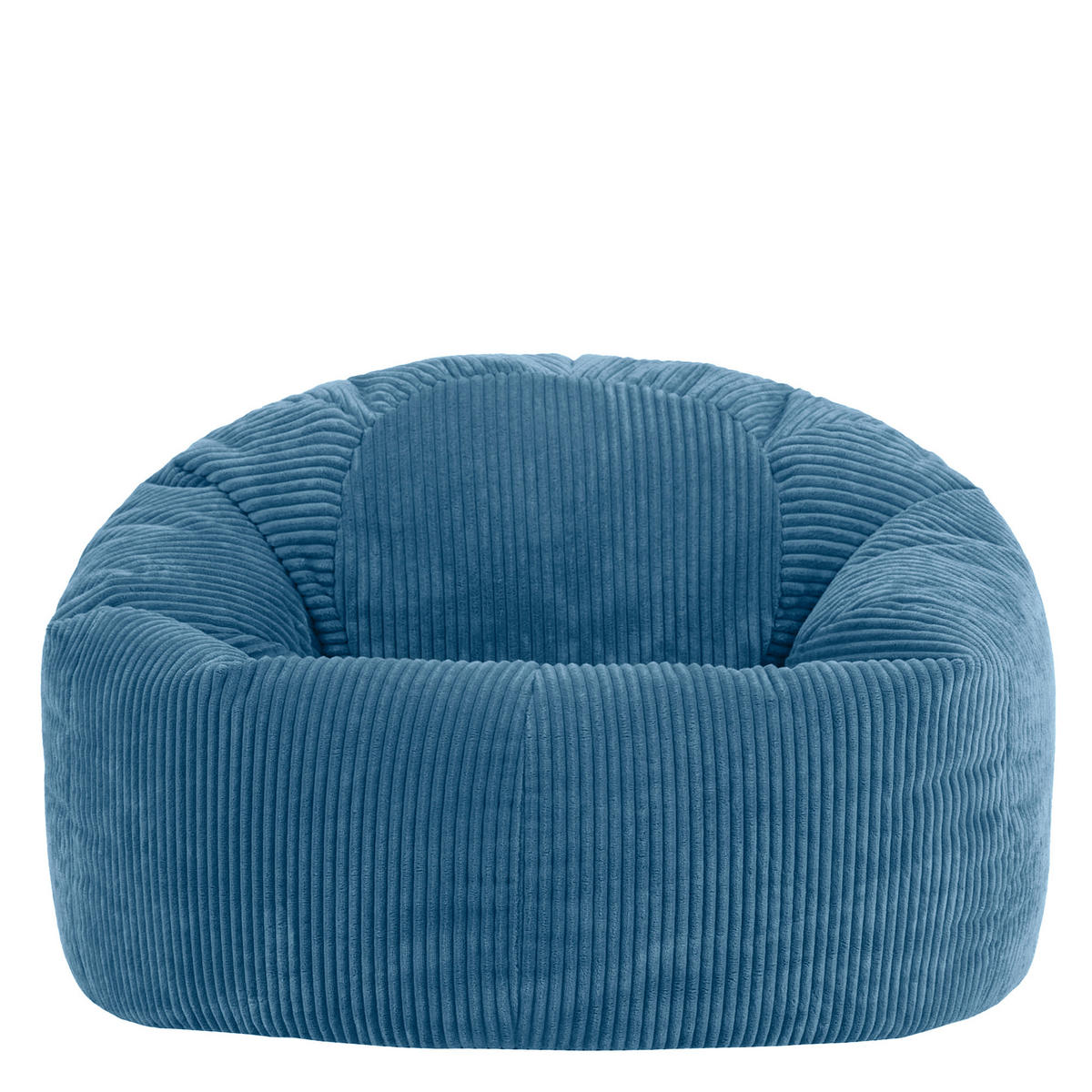 SITZSACK Cord Kingston XXL - Blau, Textil (92/52/92cm) - icon