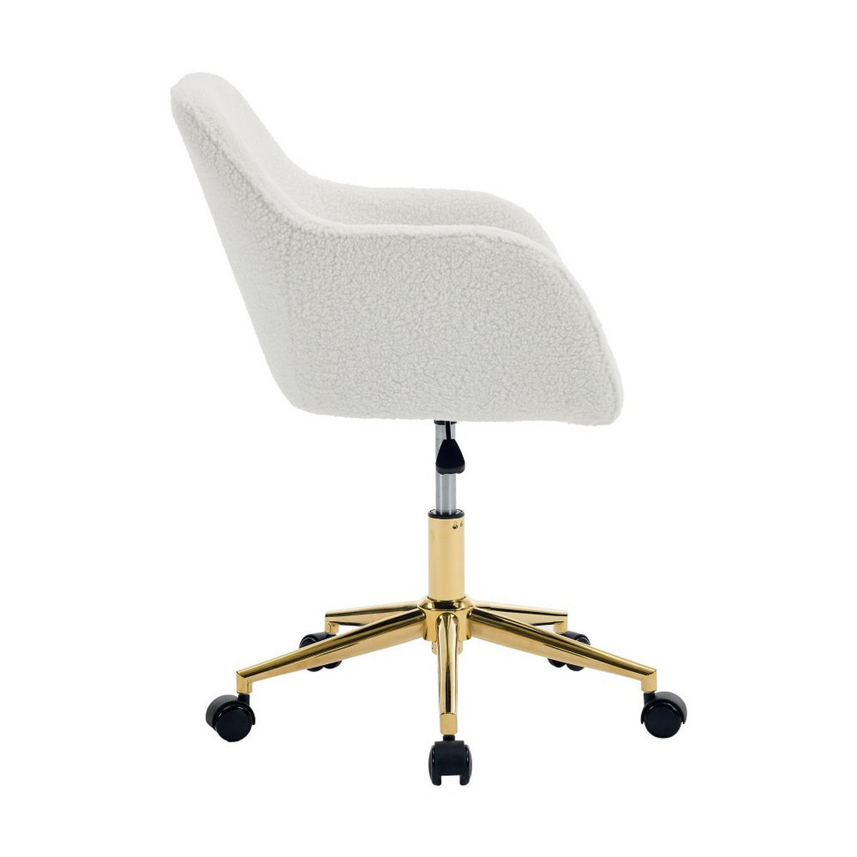 DREHSTUHL 360° drehbar Weiß - Weiß, Naturmaterialien (58/86/58cm)