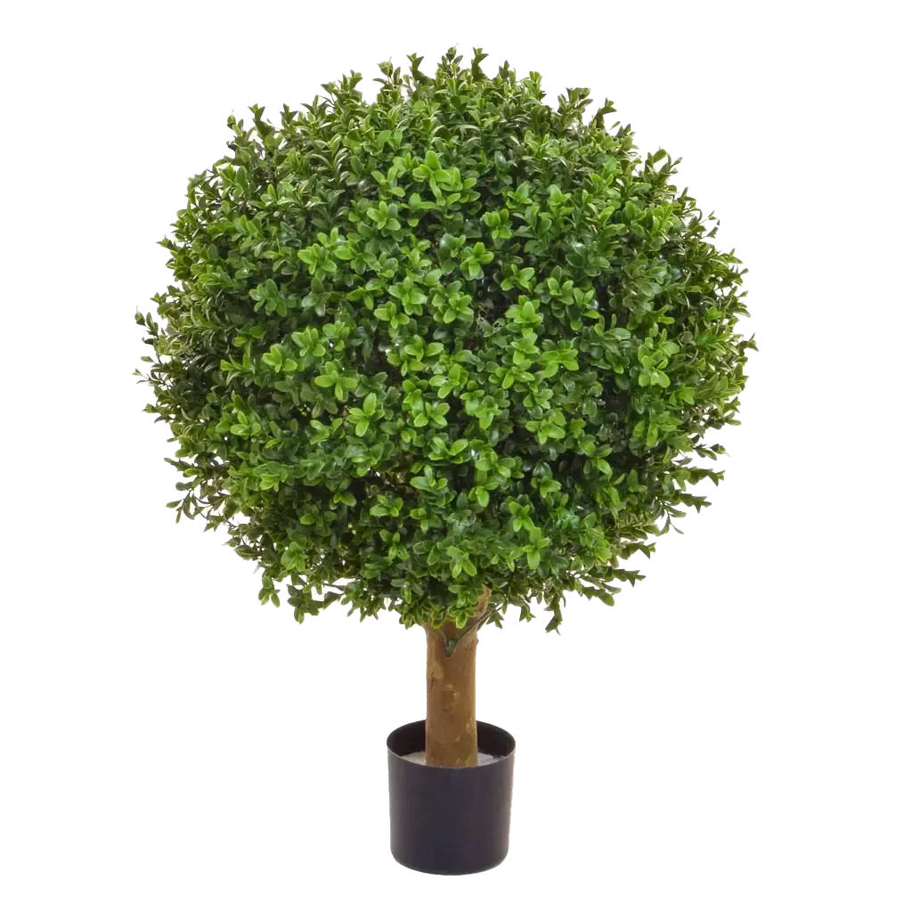 KUNSTBAUM Künstliche Buchsbaumkugel - Theodor 50 cm - Grün, Kunststoff (63cm) - aplanta