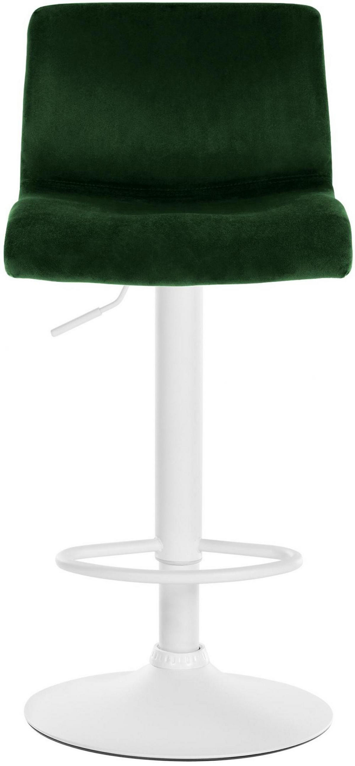 BARHOCKER Samt Grün - Grün, Textil (39/83/36cm) - CLP