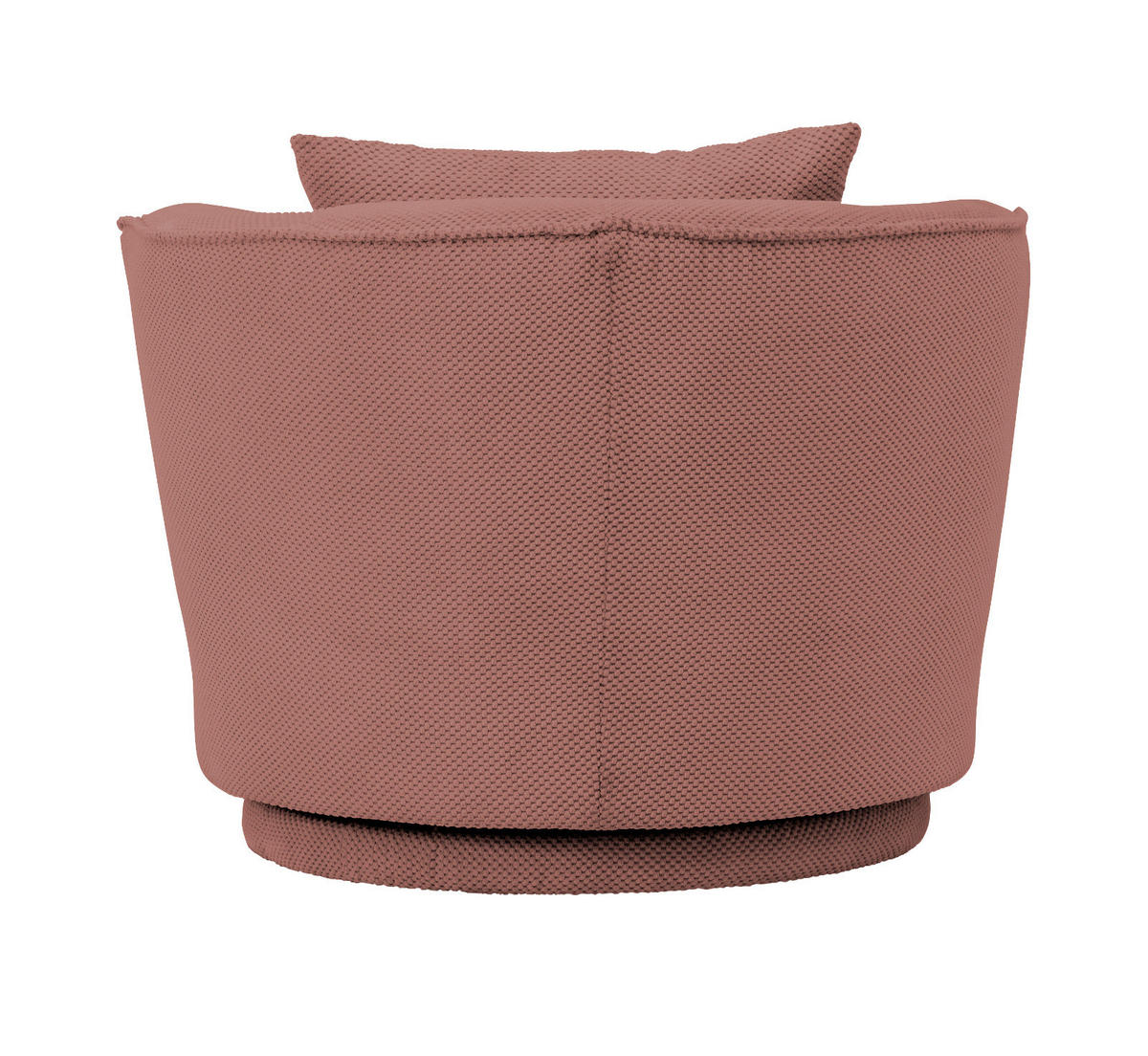 DREHSESSEL terracotta Web-Velours, Sessel 360° drehbar inklusive Kissen - Terracotta, Kunststoff/Textil (95/77/95cm)