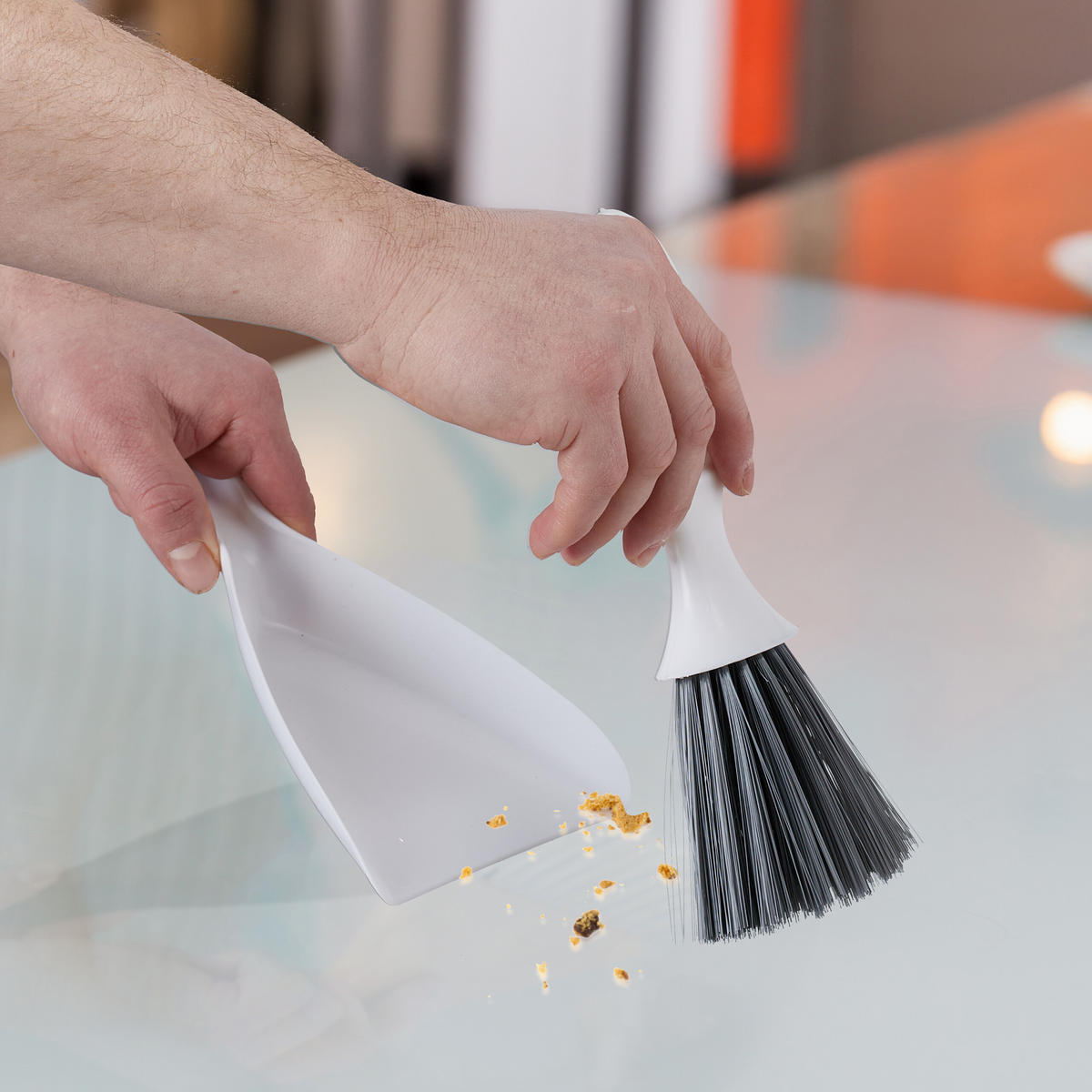 4XTISCHKEHRSET - Weiß, Kunststoff (13/4/25cm) - Relaxdays