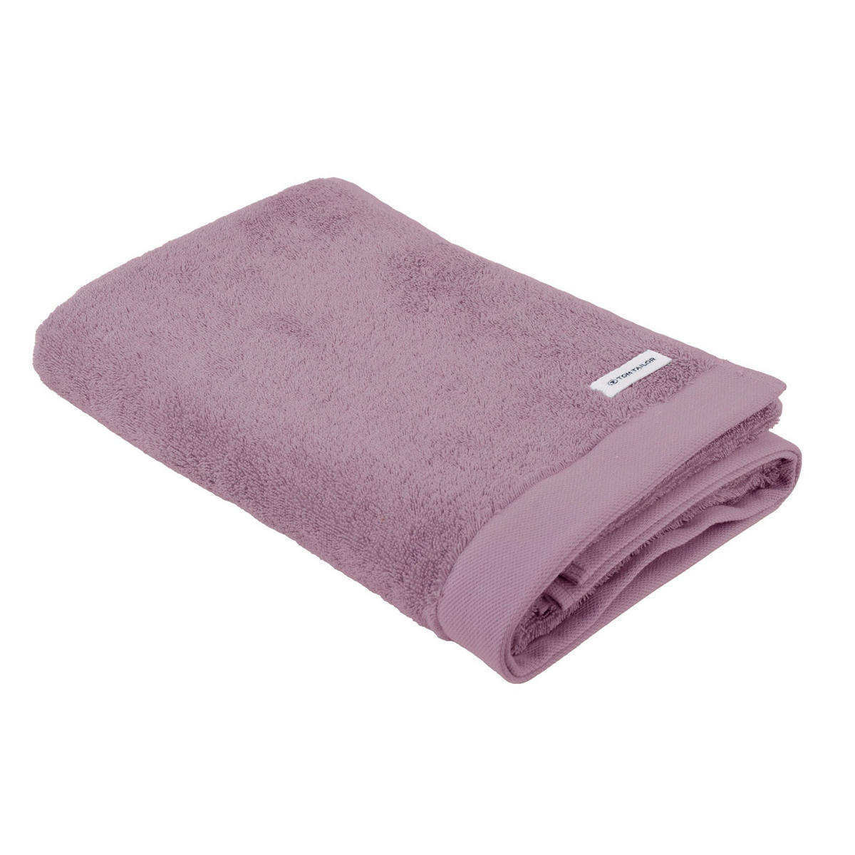 HANDTUCH-SET Color Bath, 12-tlg. Mauve 100% Baumwolle - Mauve, Naturmaterialien (60/120cm) - Tom Tailor