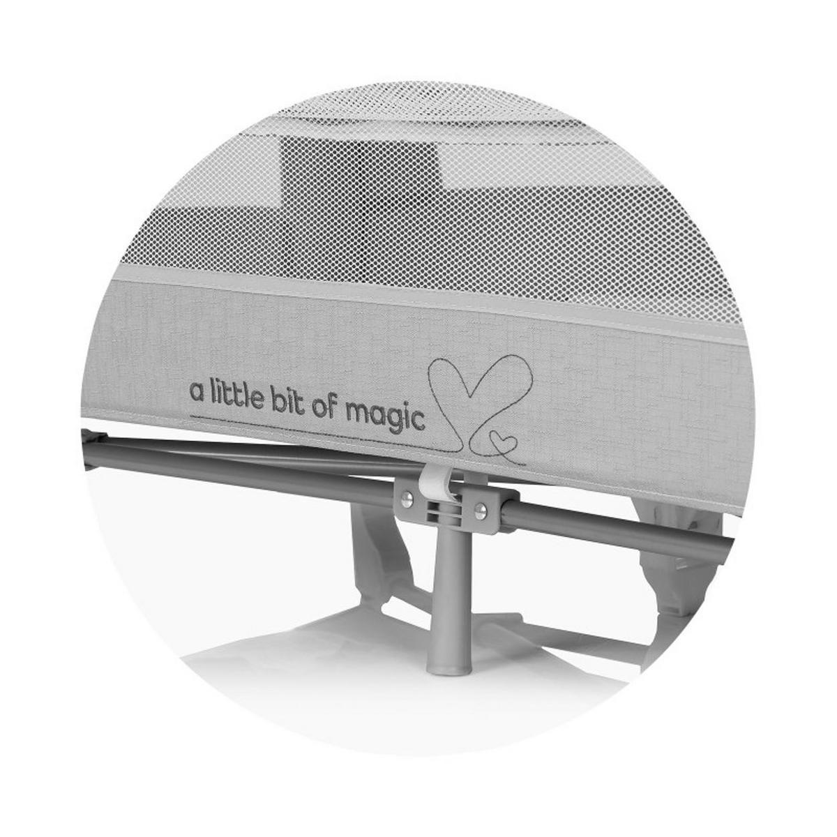 REISEBETT Glory 2 Ebenen beige Matratze Räder zusammenklappbar Tragetasche - Beige, Kunststoff (60/120cm) - Chipolino