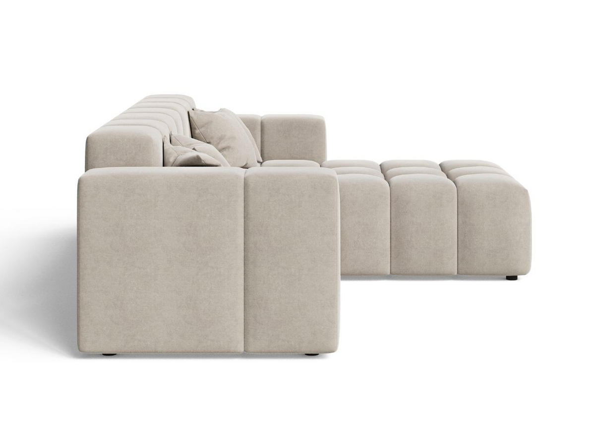 ECKSOFA Loopo Beige Rechts - Beige, Holz/Textil (265/180cm) - Graingold