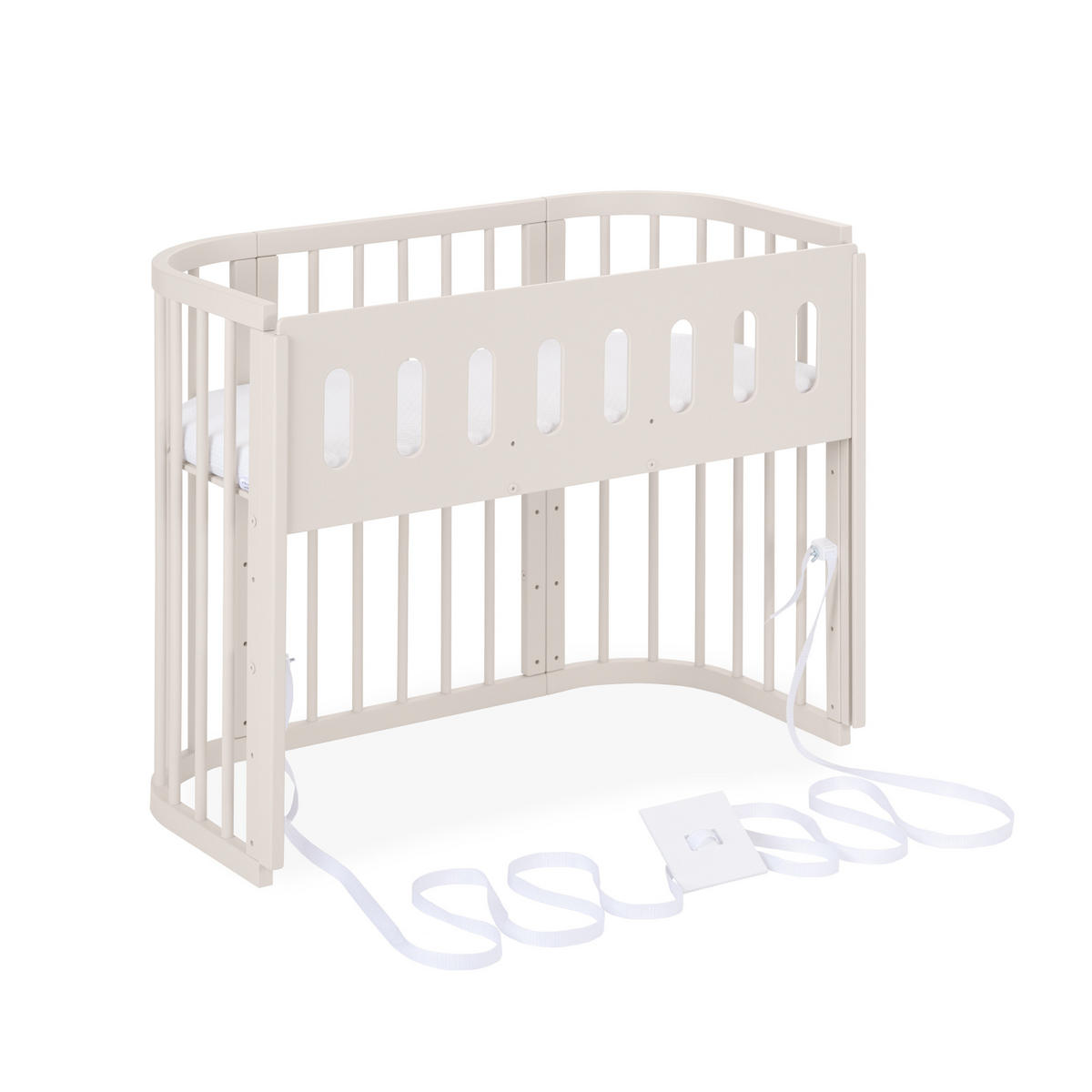 PĂTUȚ bebe Cașmir, 5in1 cu saltea - cașmir, material textil/lemn (65.5/92cm) - waldin