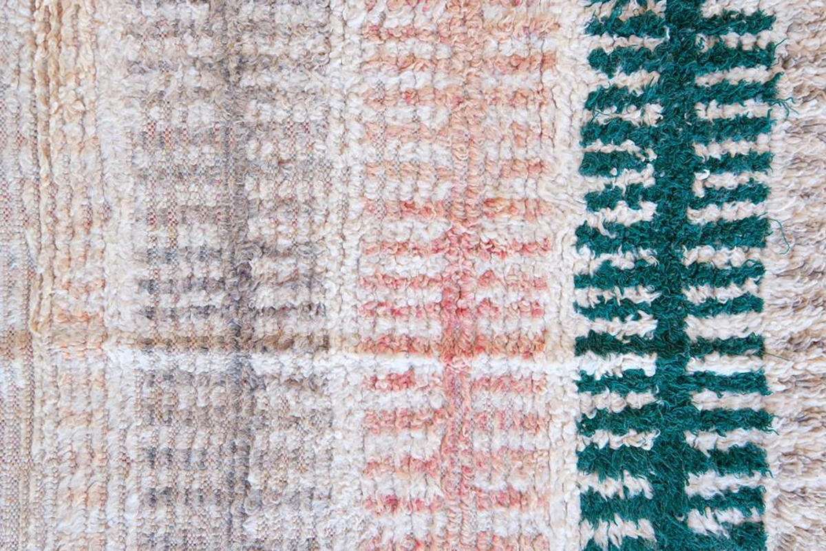 BERBERTEPPICH aus reiner Wolle 87x 176 cm - Multicolor, Naturmaterialien (87/176cm) - AFK Living