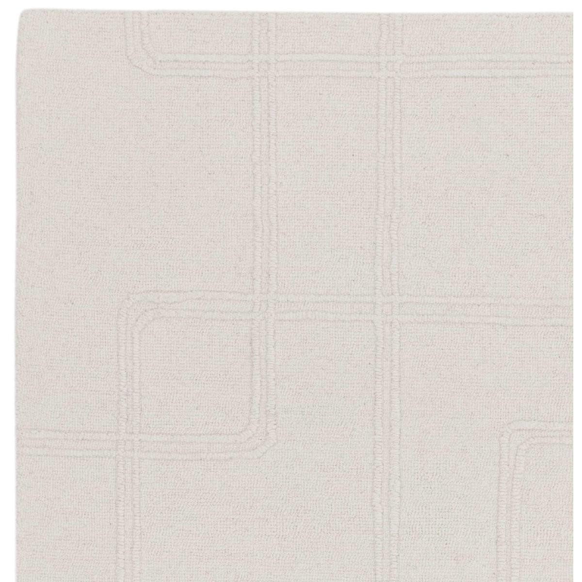 TEPPICH Wohn-/Schlafzimmer reine Wolle GROOM Weiß 120 x 170 cm - Weiß, Naturmaterialien (120/170cm) - Novatrend