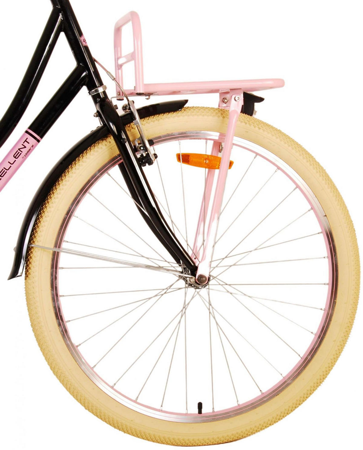 KINDERFAHRRAD Excellent - Mädchen - 26 Zoll - Rücktritt + Handbremse - Schwarz - Schwarz, Metall (77cm) - TPFSports