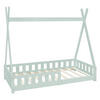 KINDERBETT Tipi 80x160 cm Mint - Mintgrün, Holz (80/160cm) - ML-DESIGN