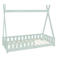 KINDERBETT Tipi 80x160 cm Mint - Mintgrün, Holz (80/160cm) - ML-DESIGN