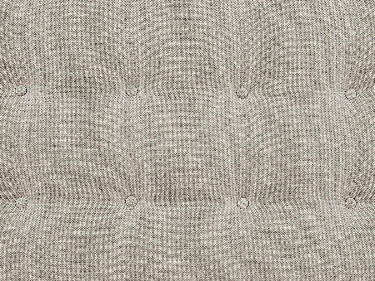 POLSTER-BETTKOPFTEIL - 160 cm - Stoff - Beige - FRANCESCO - Beige, Textil (164.5/125/9.5cm) - Vente-Unique