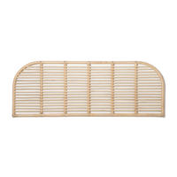 KOPFTEIL DOPPELTES Siloa Natürlich 160 cm x 60 cm - Naturfarben, Naturmaterialien (160/3cm) - Klast Home