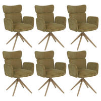 ESSZIMMERSTUHL Olive - Grün, Textil (63/92/58cm) - MCW