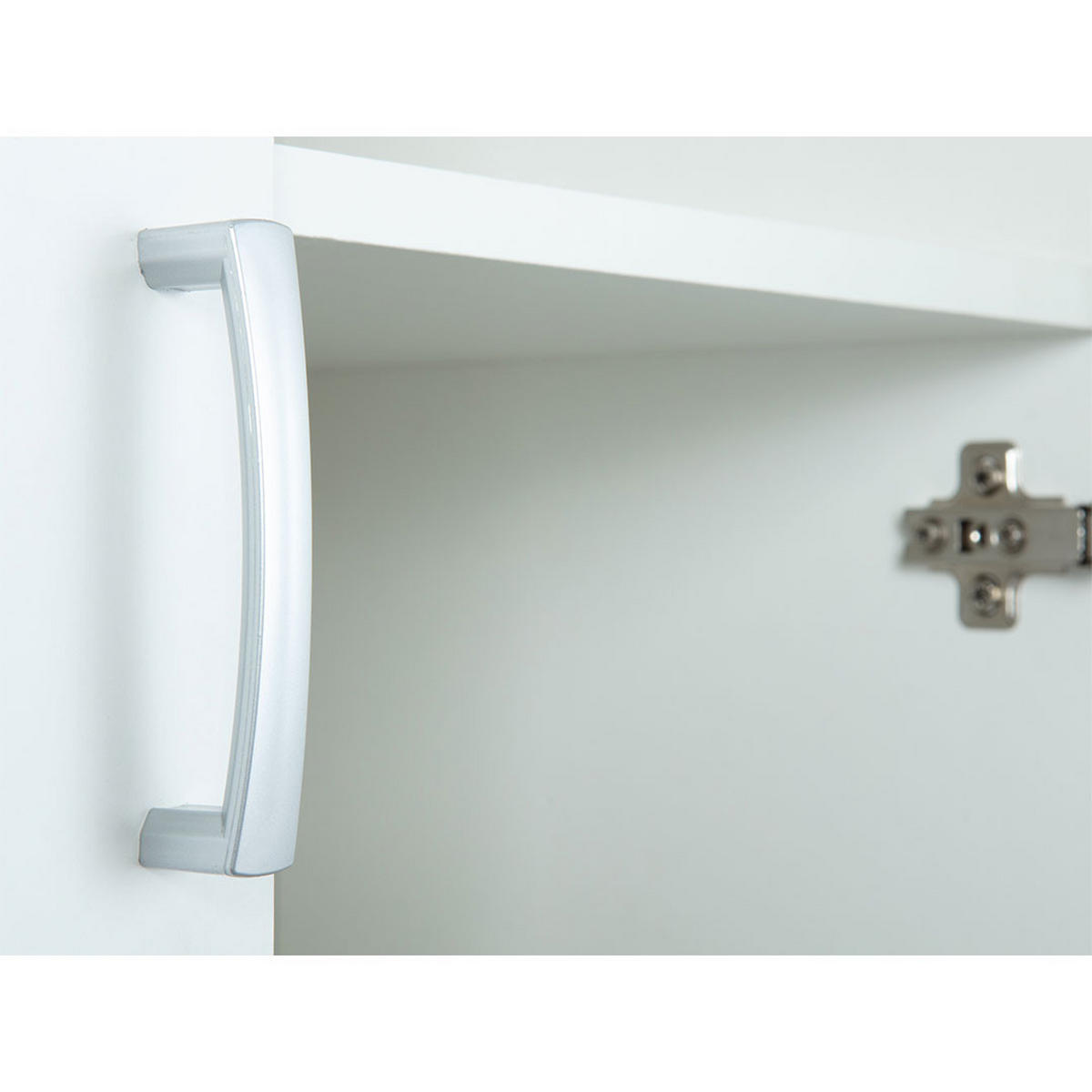GARDEROBENSCHRANK weiß - Weiß, Holzwerkstoff (70/189/34cm) - ebuy24