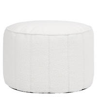 POUF aus Boucle Milano - Creme, Textil (55/35/55cm) - icon
