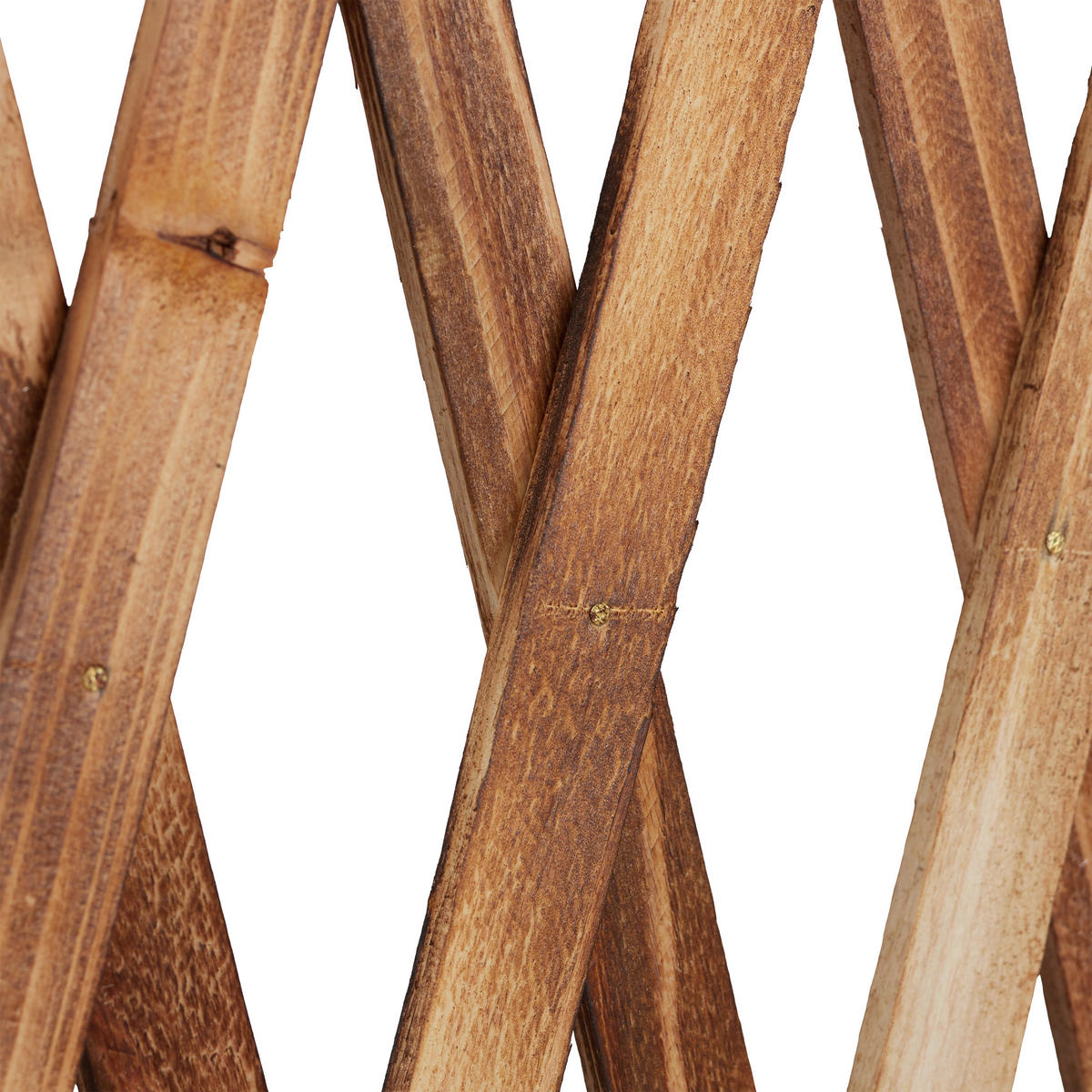 RANKGITTER - Hellbraun, Holz (200/98/30cm) - Relaxdays